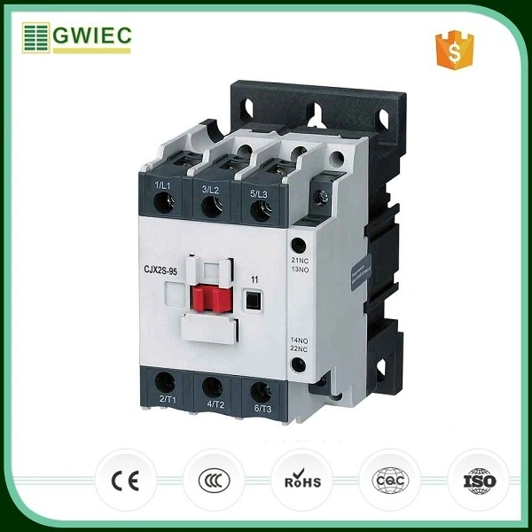 Good Price CCC/CE 3p Gwiec Silver Contact Electrical 380V Mini Contactor Cjx2