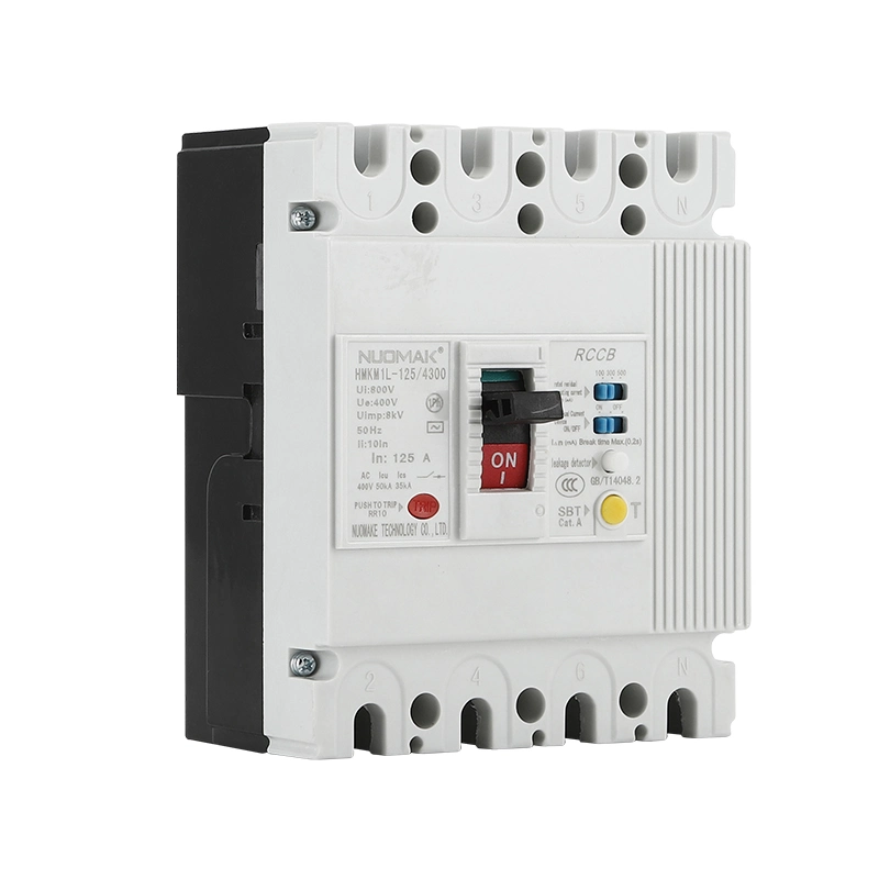 MCCB Molded Case Residual Current Circuit Breaker Special Switch for Distribution Cabinet125A 3p/4p