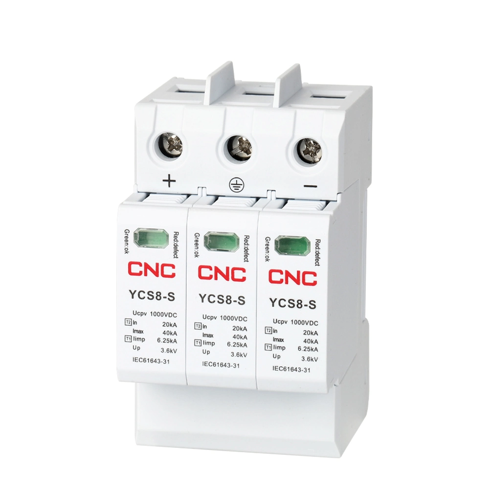 Good Service 1000VDC 600VDC Protection Device Photovoltaic PV Surge Protector DC SPD