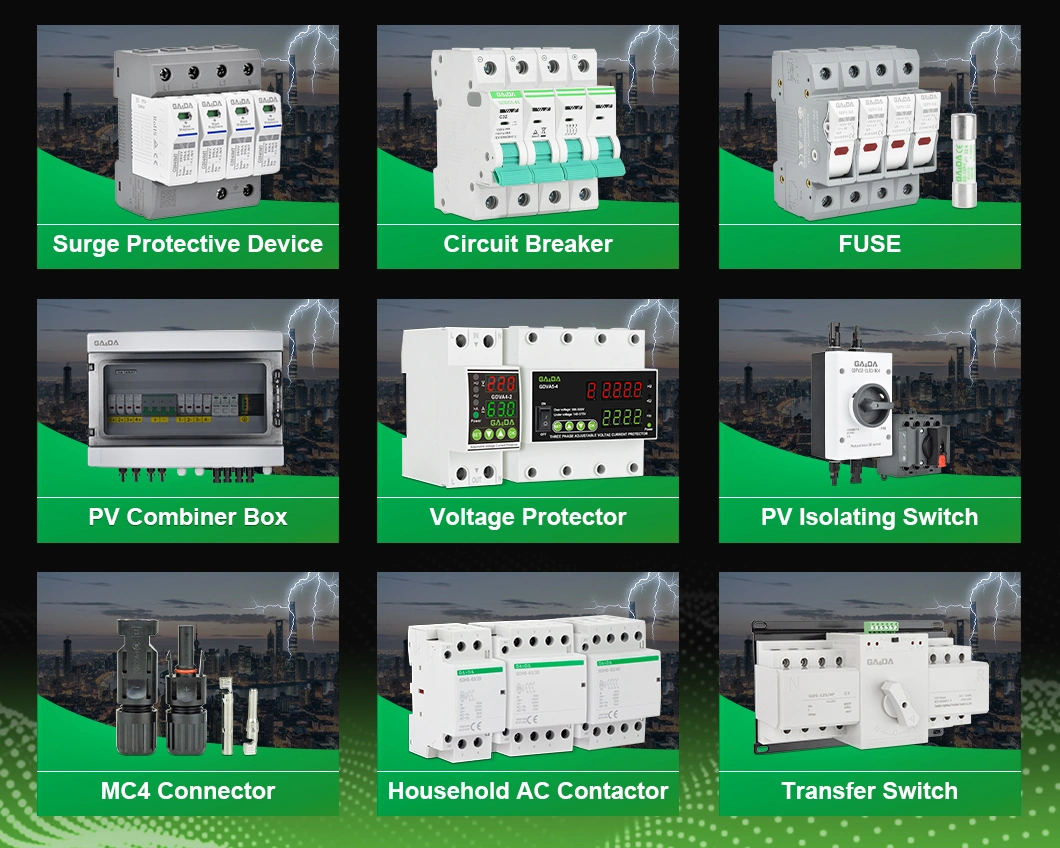 SPD 2p Electric Surge Protection Device SPD 280V House Surge Arrester Protective