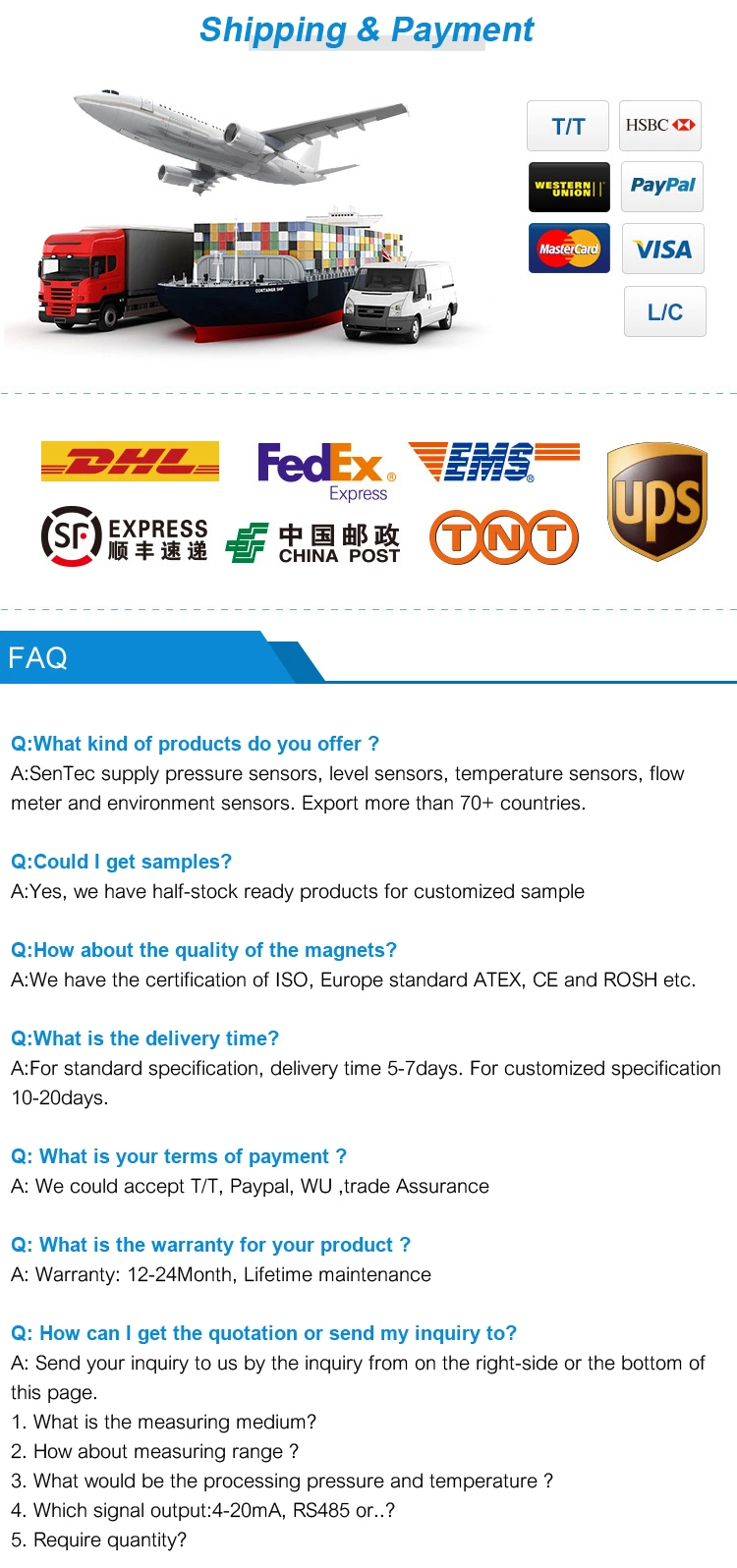 Cam Light Limit on off Type Silo Paddle Sensor Bin Indicator Rotary Level Switch for Gran