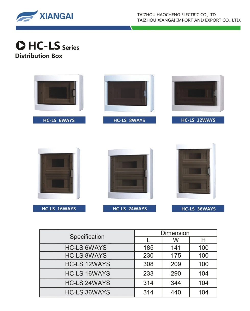 Viko Type Hc-Lf 12 Way Electrical Power Plastic Distribution Box