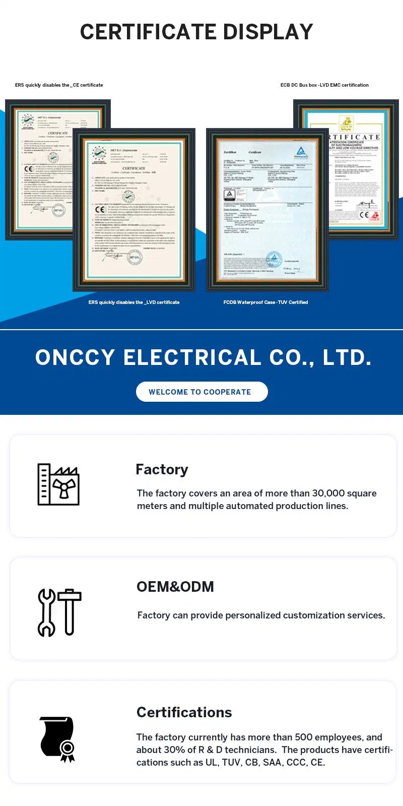 Factory Price High Quality AC 240V MCB 2p 30mA 100mA 300mA 6ka 10ka Power Circuit Breaker RCBO