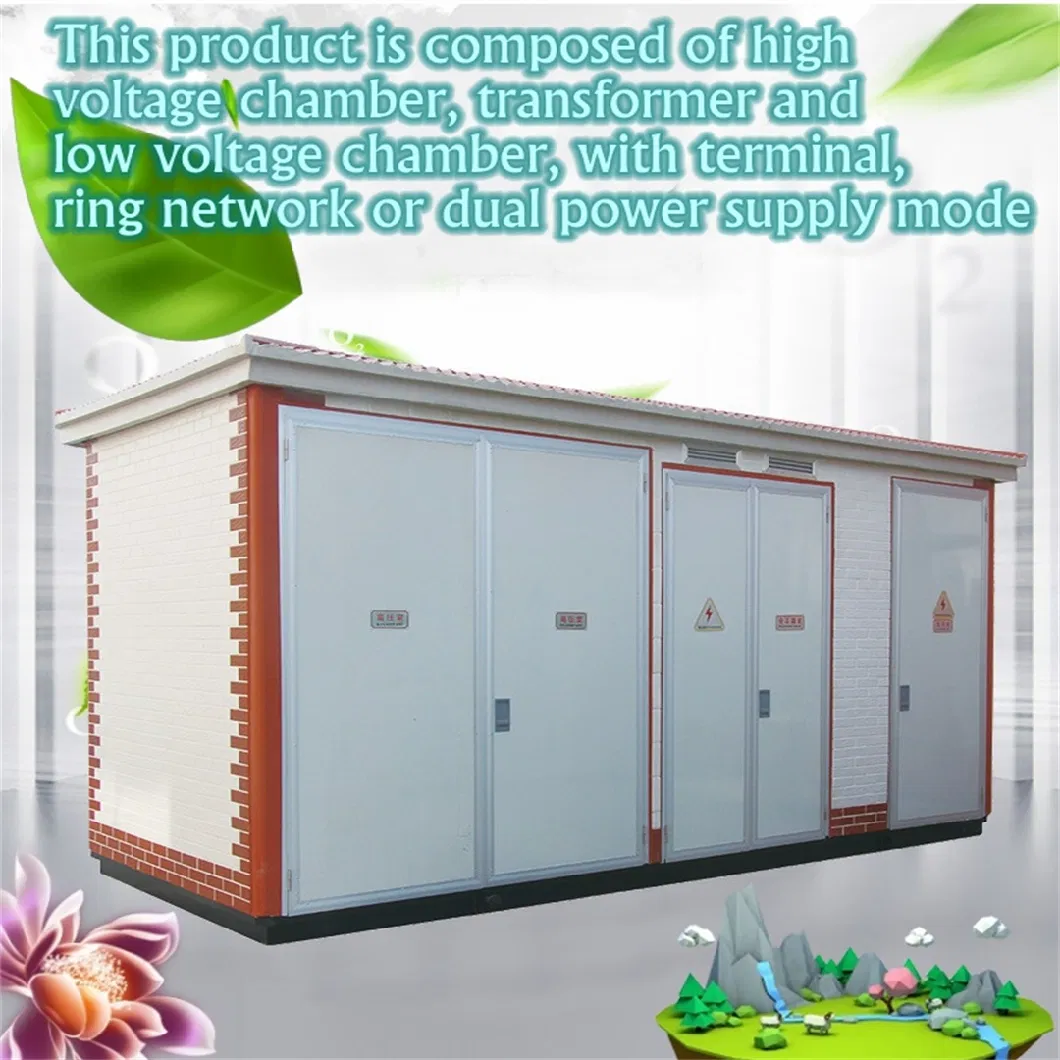 Ybw-12 11kv 15kv 33kv 400-2500kVA Outdoor European Prefabricated Substation Compact Substation