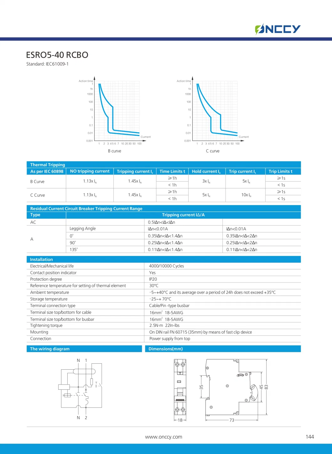 Factory Price High Quality AC 240V MCB 2p 30mA 100mA 300mA 6ka 10ka Power Circuit Breaker RCBO