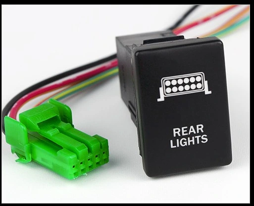 Toyota LED Lighted Push Switch for Car 12V-24V -Camera