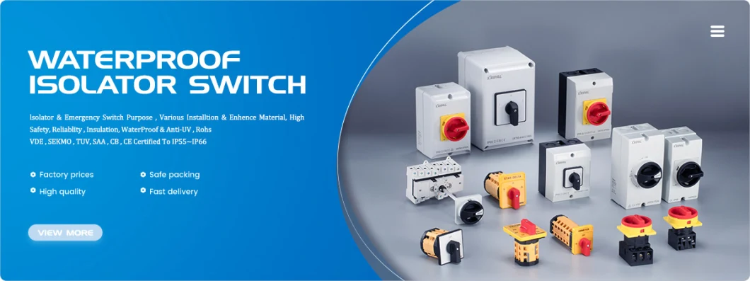 IP65 PC Enclosed Rotary Switch