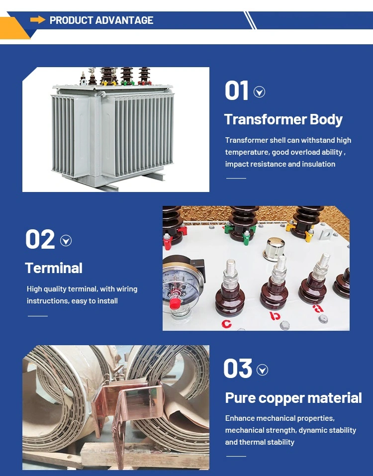 Oil-Immersed Power Indoor Transformer Transformer Distribution