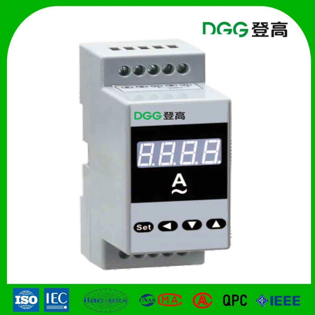 Power Electricity Energy AMP DIN Rail AC Current /Voltage Digital Ammeter Voltmeter Meter