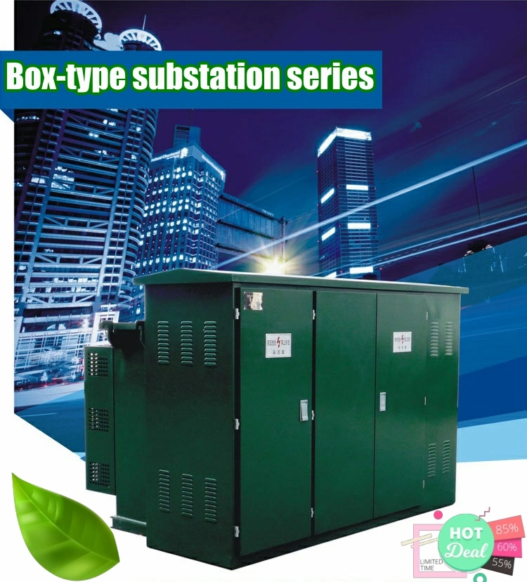 Yb6-11/15/33/0.4kv 50-2000kVA American Type Prefabricated Box Substation Compact Substation