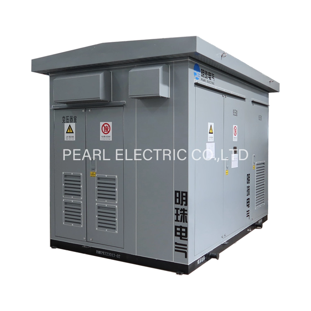 Three Phase 11kV 33kV Compact Transformer Prefabricated Substation for Photovoltaic Power System