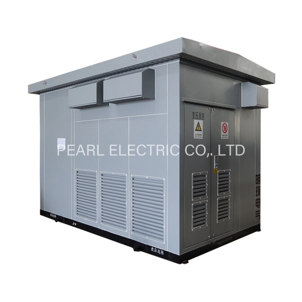 Three Phase 11kV 33kV Compact Transformer Prefabricated Substation for Photovoltaic Power System