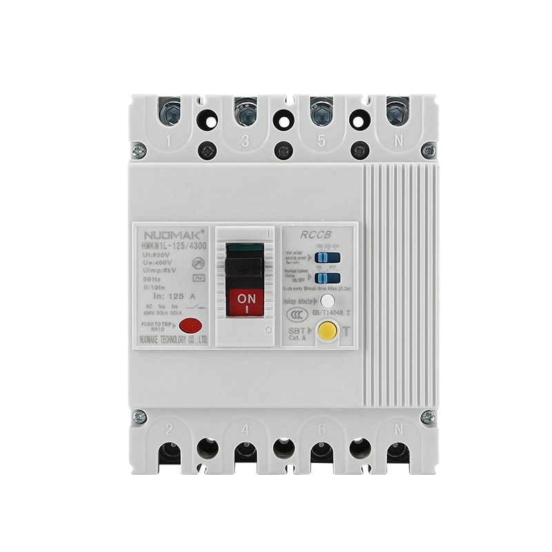 MCCB Molded Case Residual Current Circuit Breaker Special Switch for Distribution Cabinet125A 3p/4p