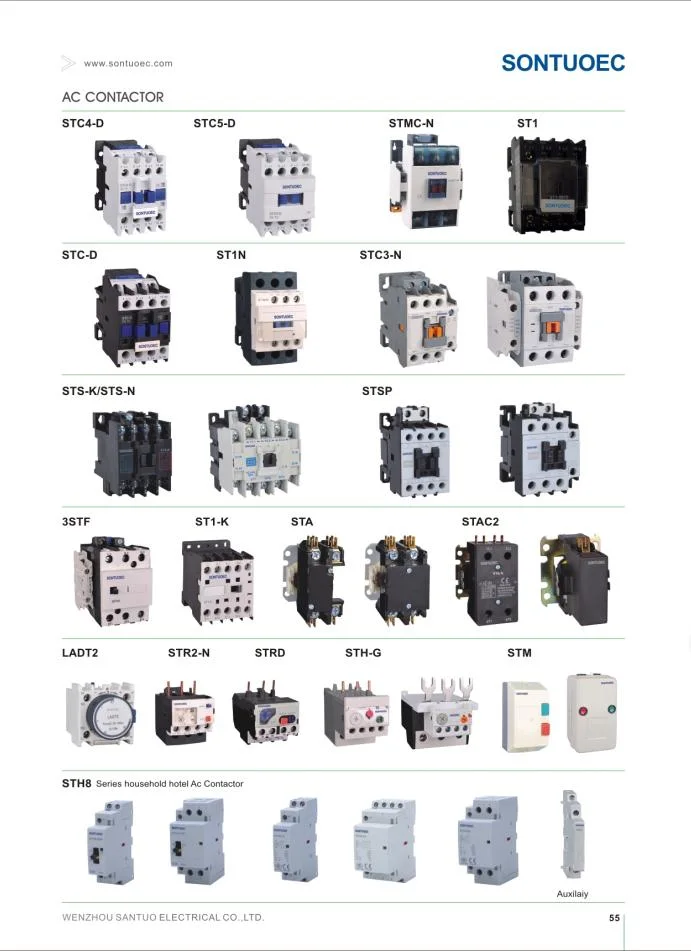 Sontuoec 3pole AC Contactor 24 to 440volt Coil 50 / 60Hz St2-0910