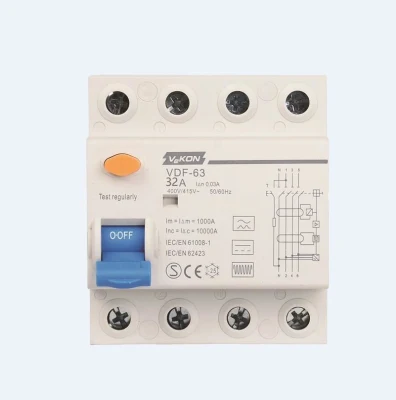  Tipo B RCD 4p 32A SEMKO, CB, RoHS, certificazione CE