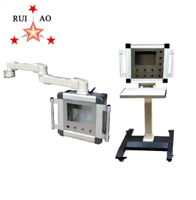 Sistema di bracci di supporto scatola di controllo HMI in lega di alluminio CNC Funzionamento scatola di comando a sbalzo