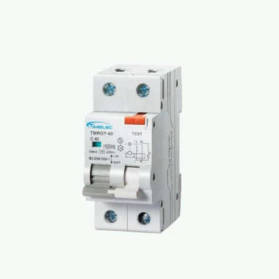 RCBO elettromagnetico TMRO7-40 C40 10KA tipo a 1P+N RCBO interruttore rcbo rcbo