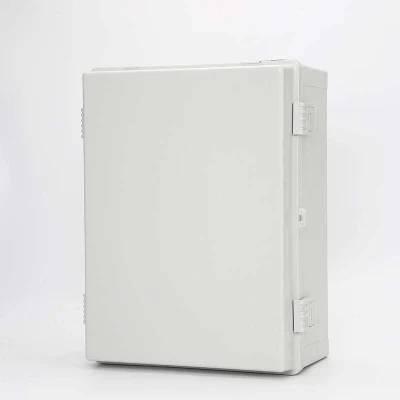 Custodia di protezione batteria per scatola di controllo alimentazione con connettore femmina grigio chiaro da 400*300*170 mm Scatola di distribuzione impermeabile