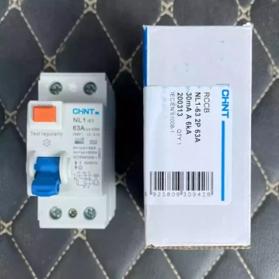  Chint NL1-63 a tipo RCCB 1p+N 3p+N 25A 40A 63 A. 30 ma 100 ma 300 ma 6 ka 10 ka versione inglese Chnt CE e. Ukca RCD tipo A.