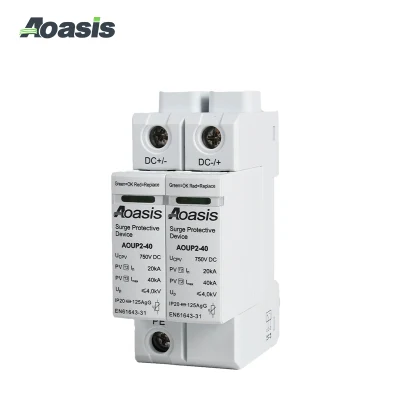  AOASIS Aoup2-40 40 ka 1000 V/1500 V protezione termica dispositivo di protezione da sovratensioni CC Prezzo SPD