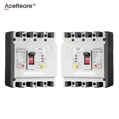 Interruttore automatico con protezione da corrente residua serie Arm1l MCCB 4 poli 125 AMP Interruttore automatico contenitore sagomato