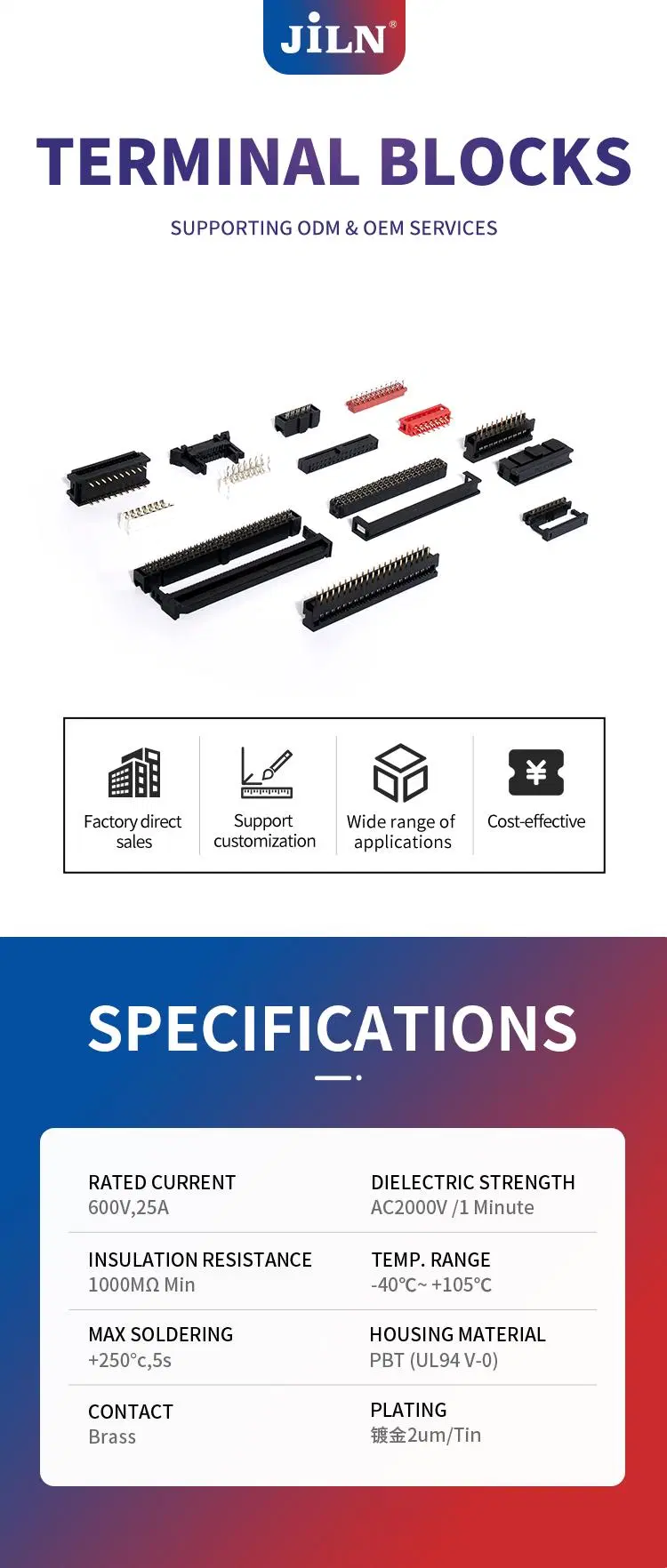 Custom Insulation Displacement Connection IDC Connector