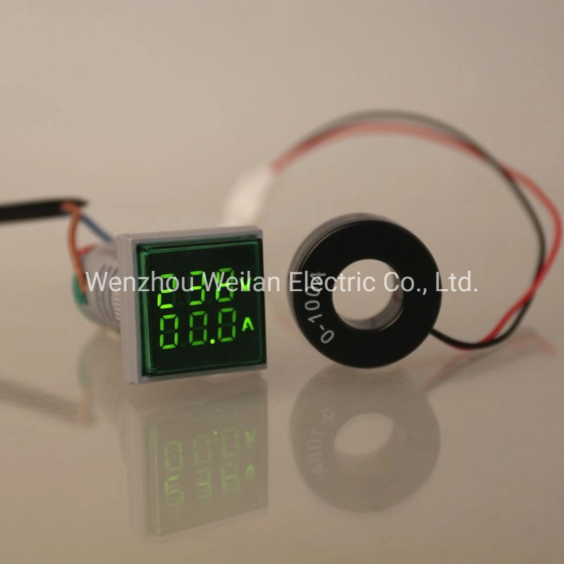 Digital Display Current Voltmeter Ampere Meter Indicator Light