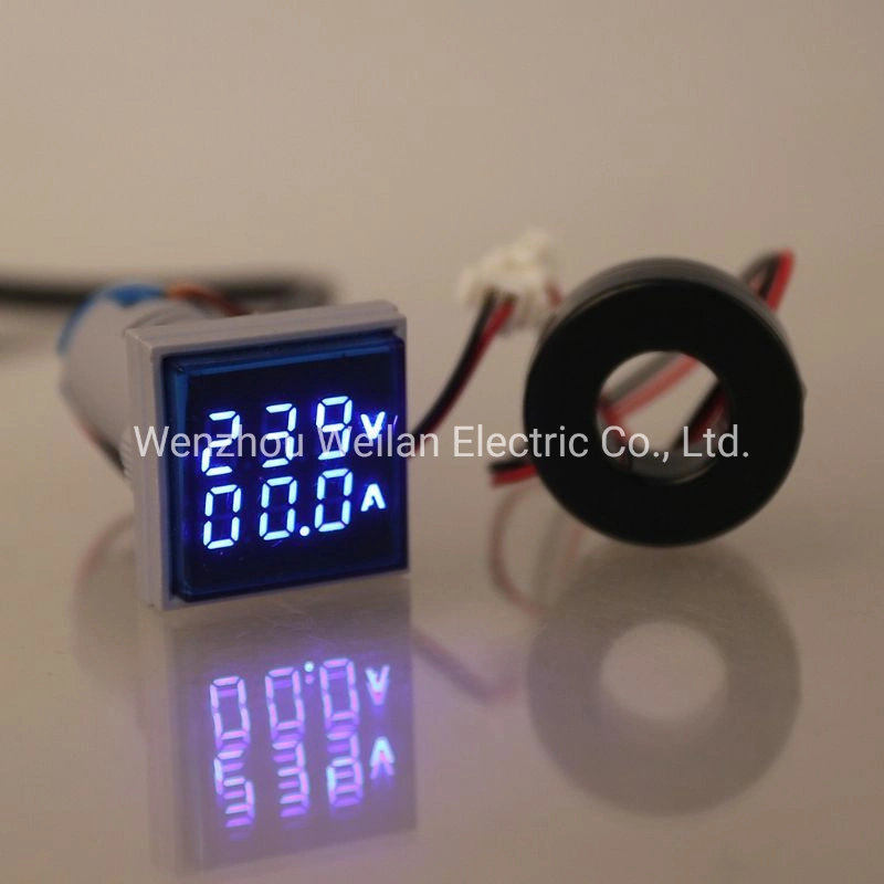 Digital Display Current Voltmeter Ampere Meter Indicator Light