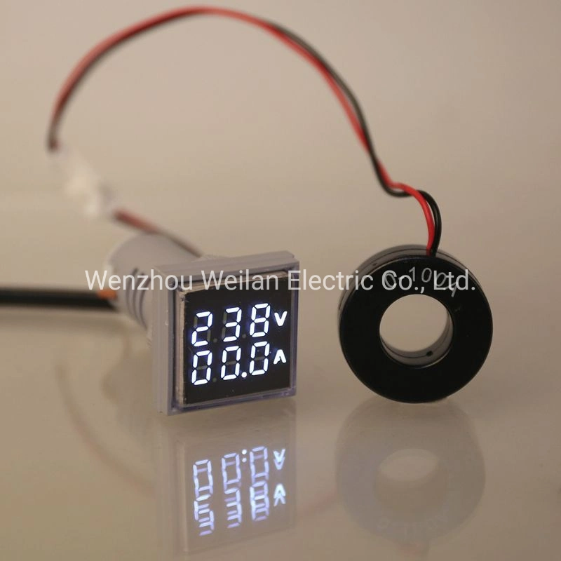 Digital Display Current Voltmeter Ampere Meter Indicator Light