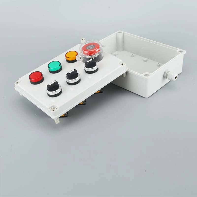 7 Hole Remote Control Box Plastic Waterproof Push Button Switch Box