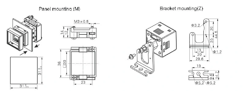 ISE30A Zse30A Dp-100 Kp50 High-Precision Digital Vacuum Pressure Switch