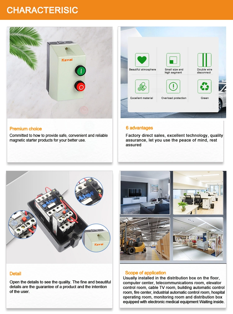 Electrical Controlling Motor Magnetic Starter with CCC