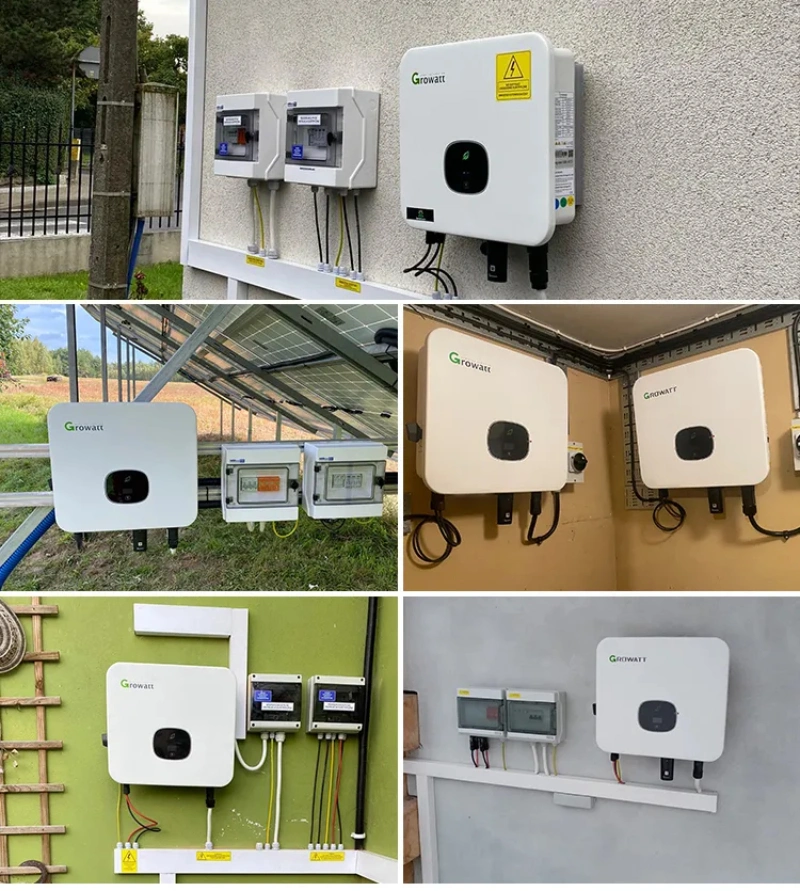 High Efficiency Growatt on Grid 15kw 17kw 20kw 25kw Inverter Three Phase Solar Inverter with IP65 Protection