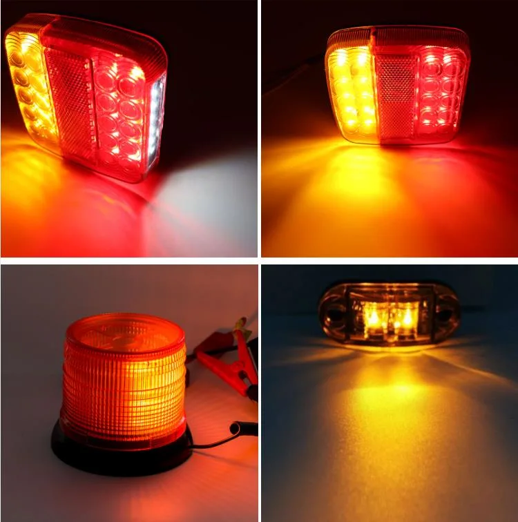 12-24V LED Trailer Truck Indicator Light Auto Warning Light can be customized