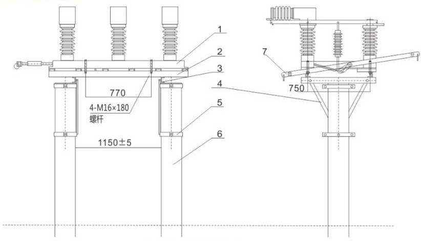 Fenarro Frfzw32 Series Outdoor High Voltage Vacuum Isolation Load Switch