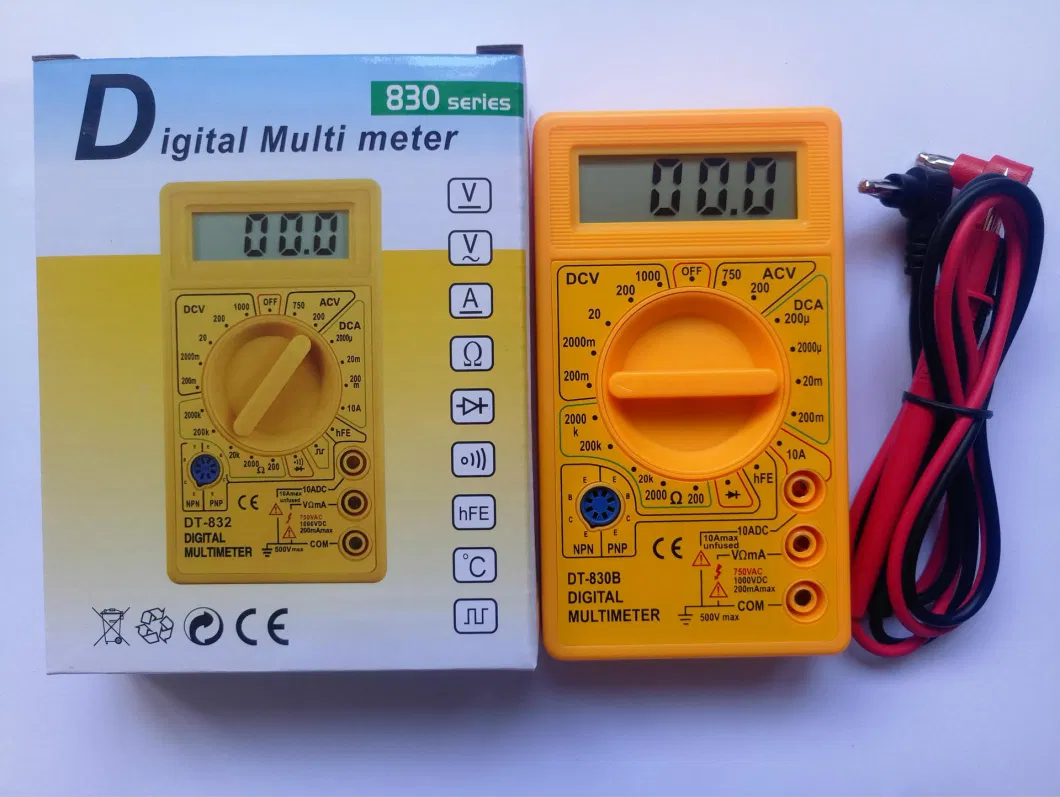 Electrical Digital Multimeter Dt-830b Voltmeter