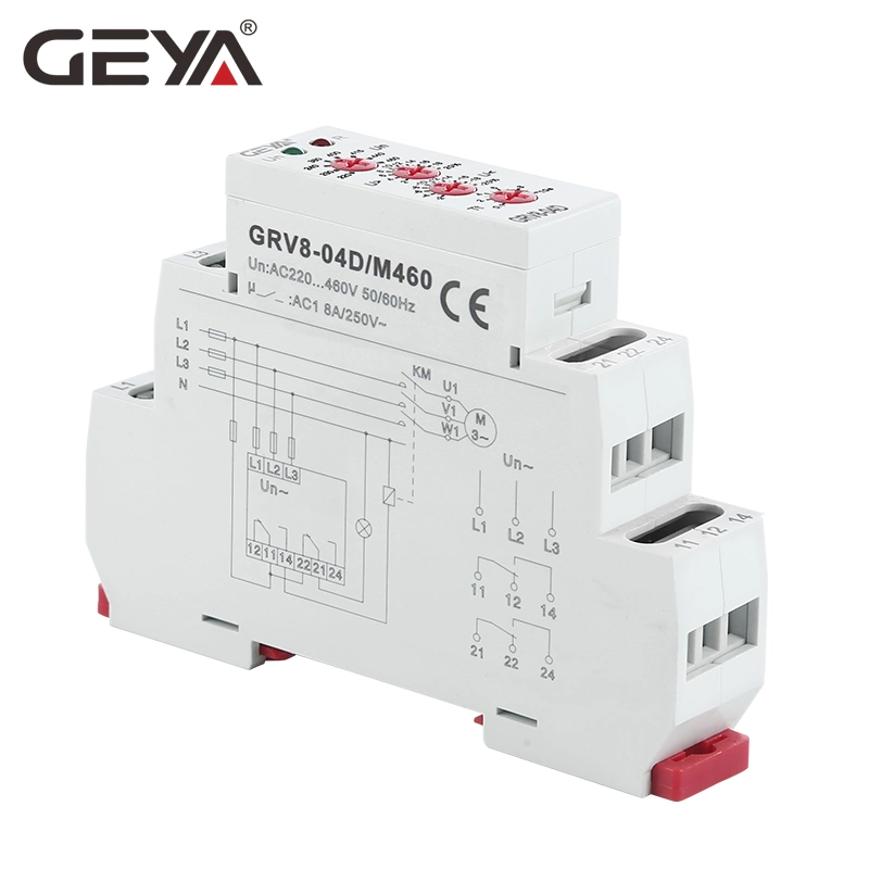 Analog Pneumatic Geya AC220 Acdc12-240V Time Delay Programmable Timer Relay 12V