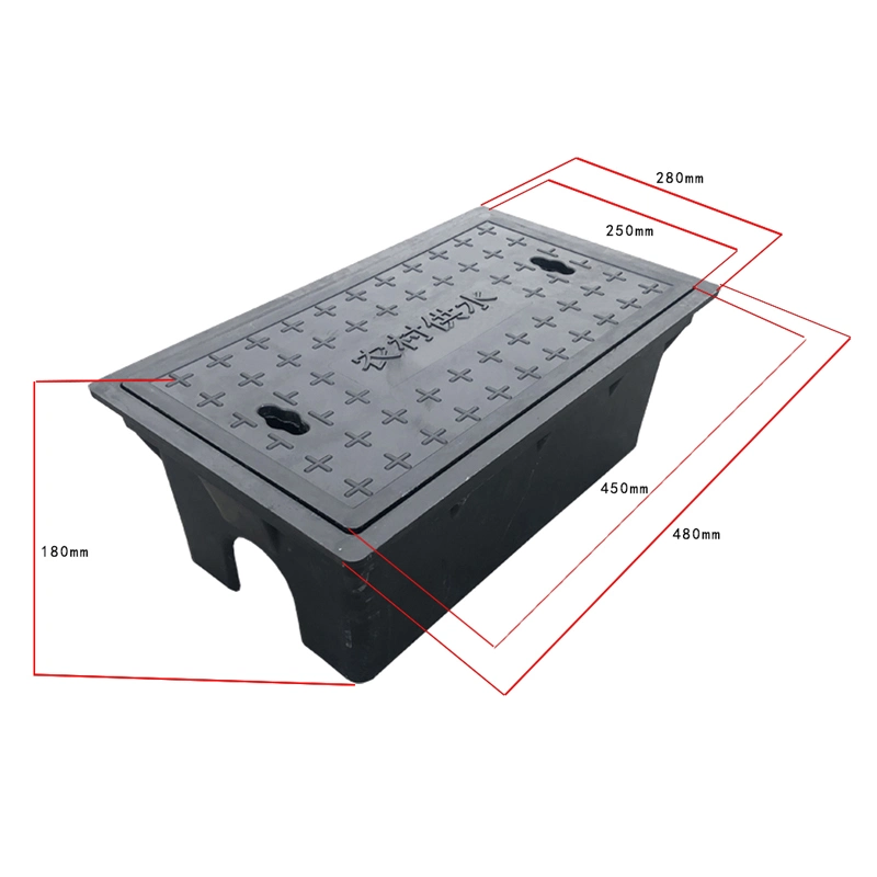 Electric Meter Box Water Resistance Electricity Sizes Customized Outdoor Resin Water Meter Boxes