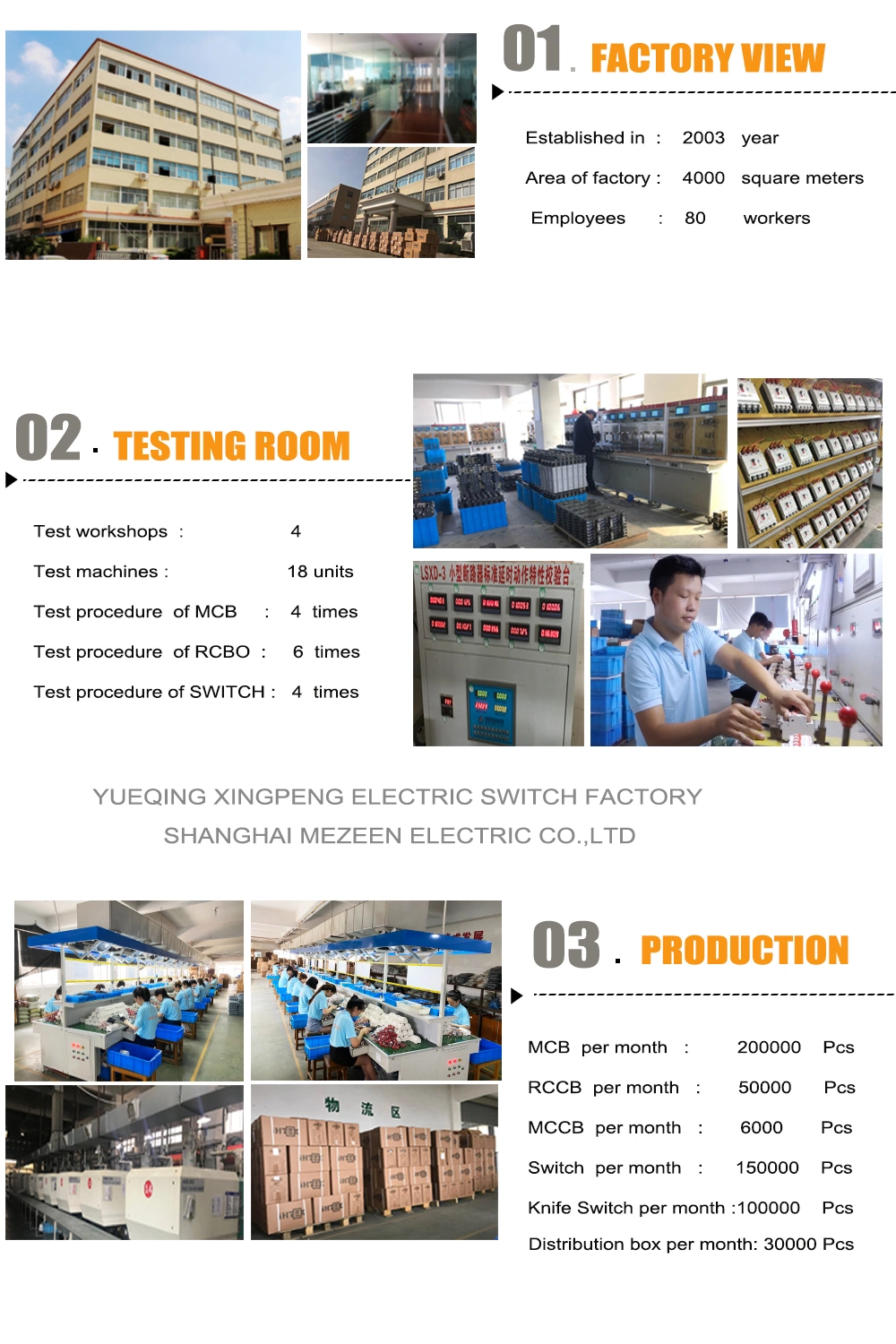 Mezeen Cm1-125L MCCB Molded Case Circuit Breaker 1p 2p 3p 4p 125A Electric Circuit Breaker