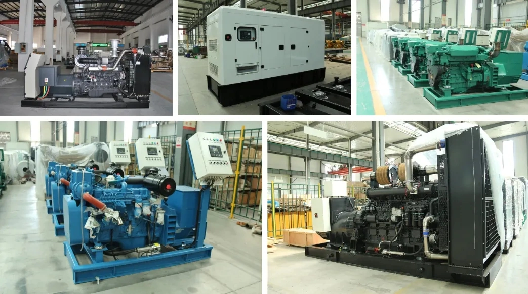 Good Protection Grade Diesel Generator Set Commins Yuchai Shanghai Engine