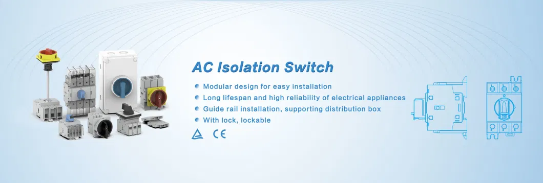 Solar Power System AC 690V 80A Breaker Switch Changeover Load Isolation Switch