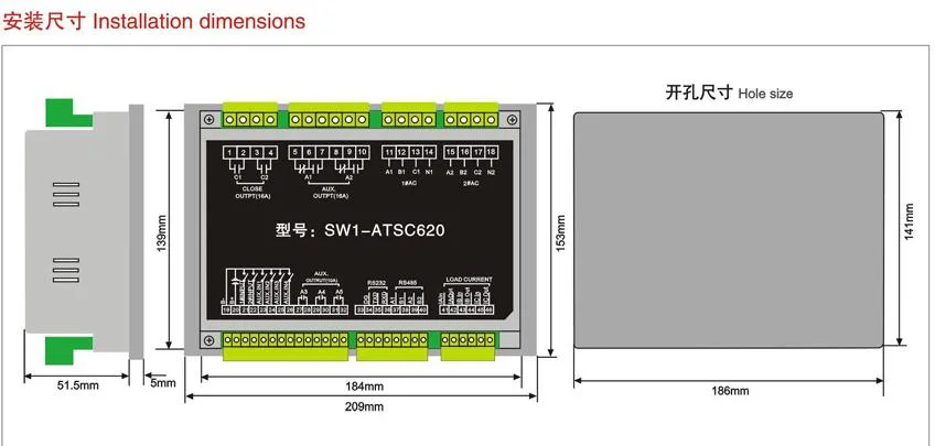 High Currect Acb Automatic Conversion Switch (SW1-3200/4P-S)