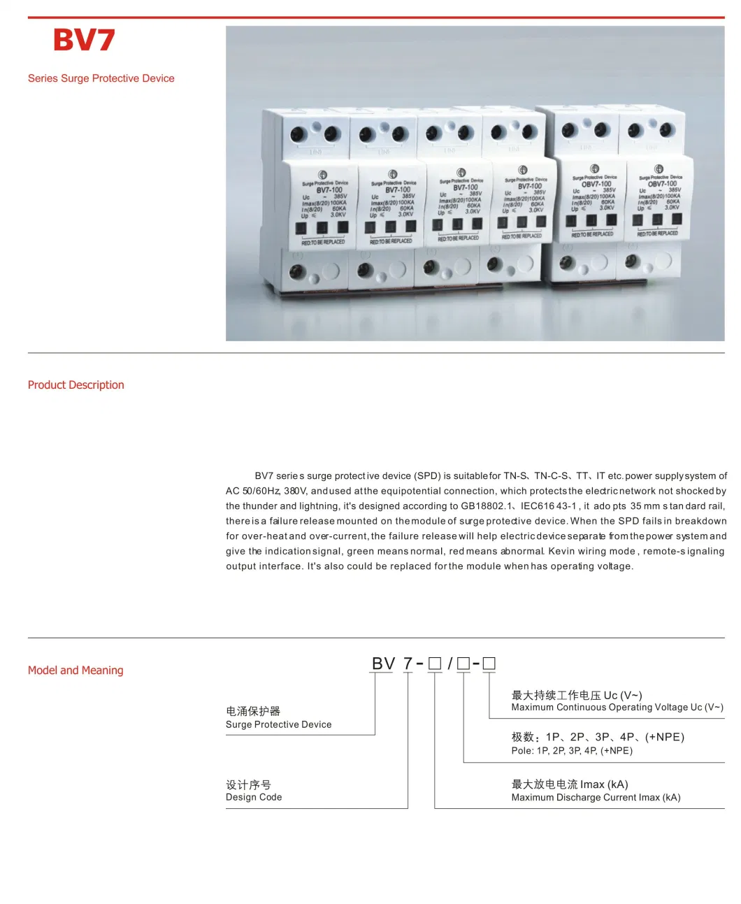 Compact Intelligent Lightning Surge Protection Device SPD