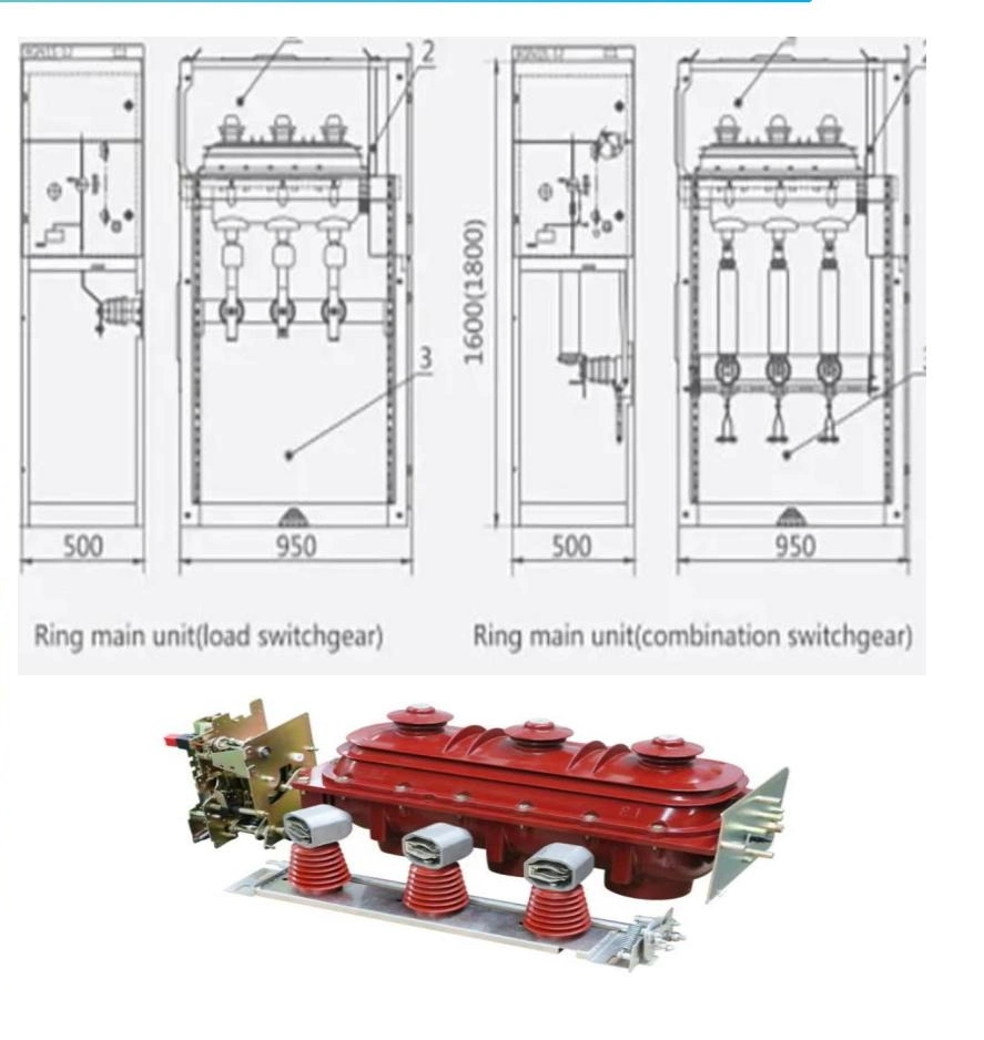 24kv 20kv Sf6 Air Insulated Switchgear Ring Main Unit Rmu