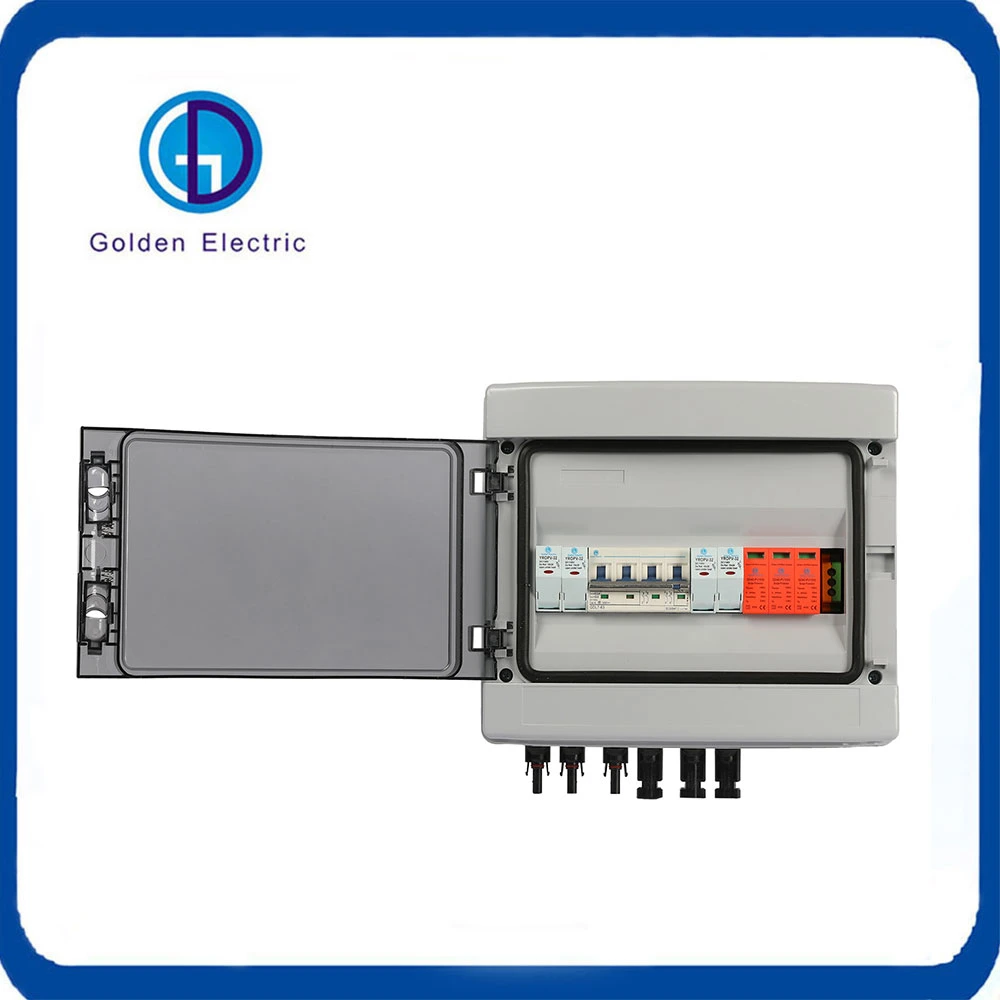 3p DC 1000V 20-40ka SPD House Power Surge Protector Protective Arrester Device DIN Rail Lightning Protection