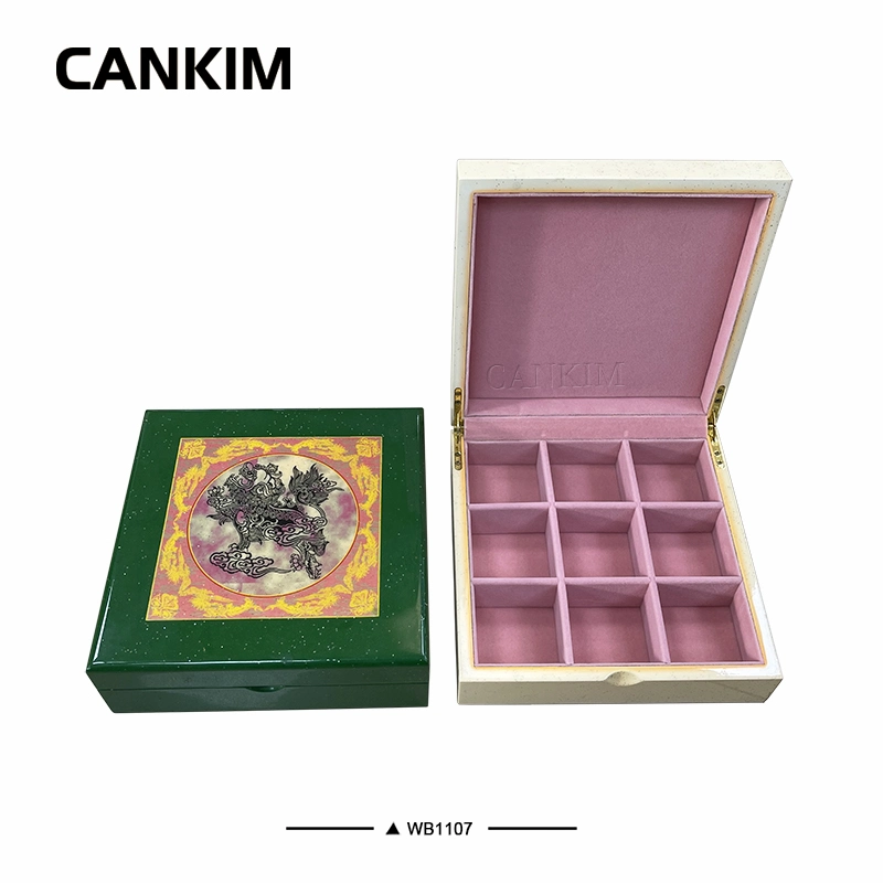 Cankim China Factory Custom Madewooden Tea Box Tea Set Gift Box Tea Box Packaging with Logo