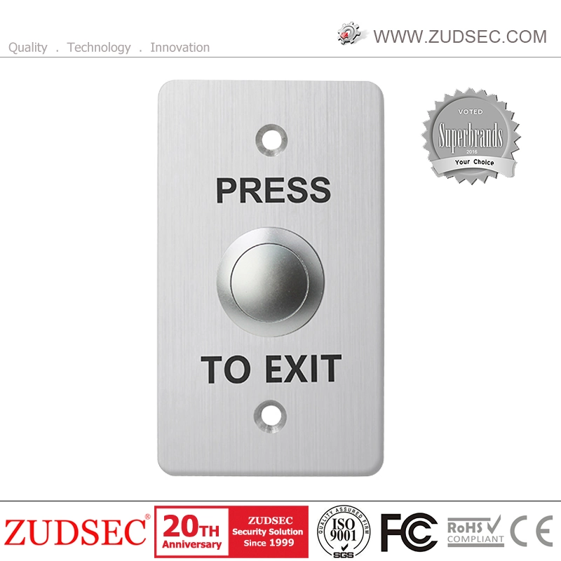 IP67 High Waterproof Outdoor 22mm Stainless Steel Big Press Push to Exit Button for Waterproof Door Access Control System