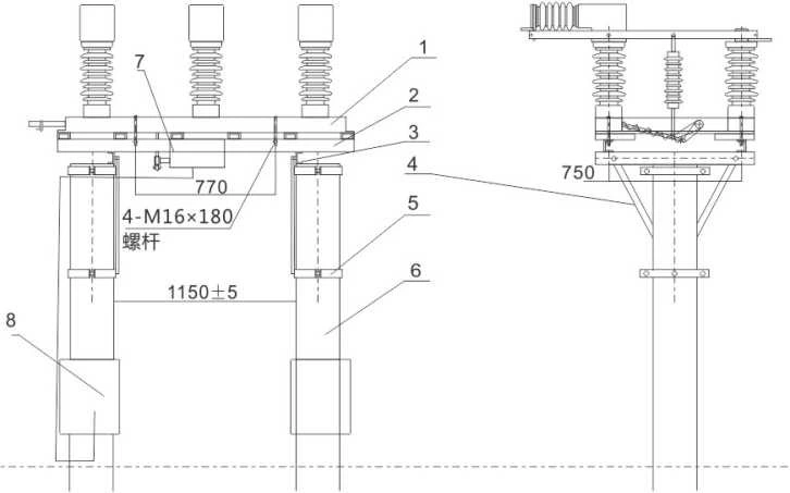 Fenarro Frfzw32 Series Outdoor High Voltage Vacuum Isolation Load Switch