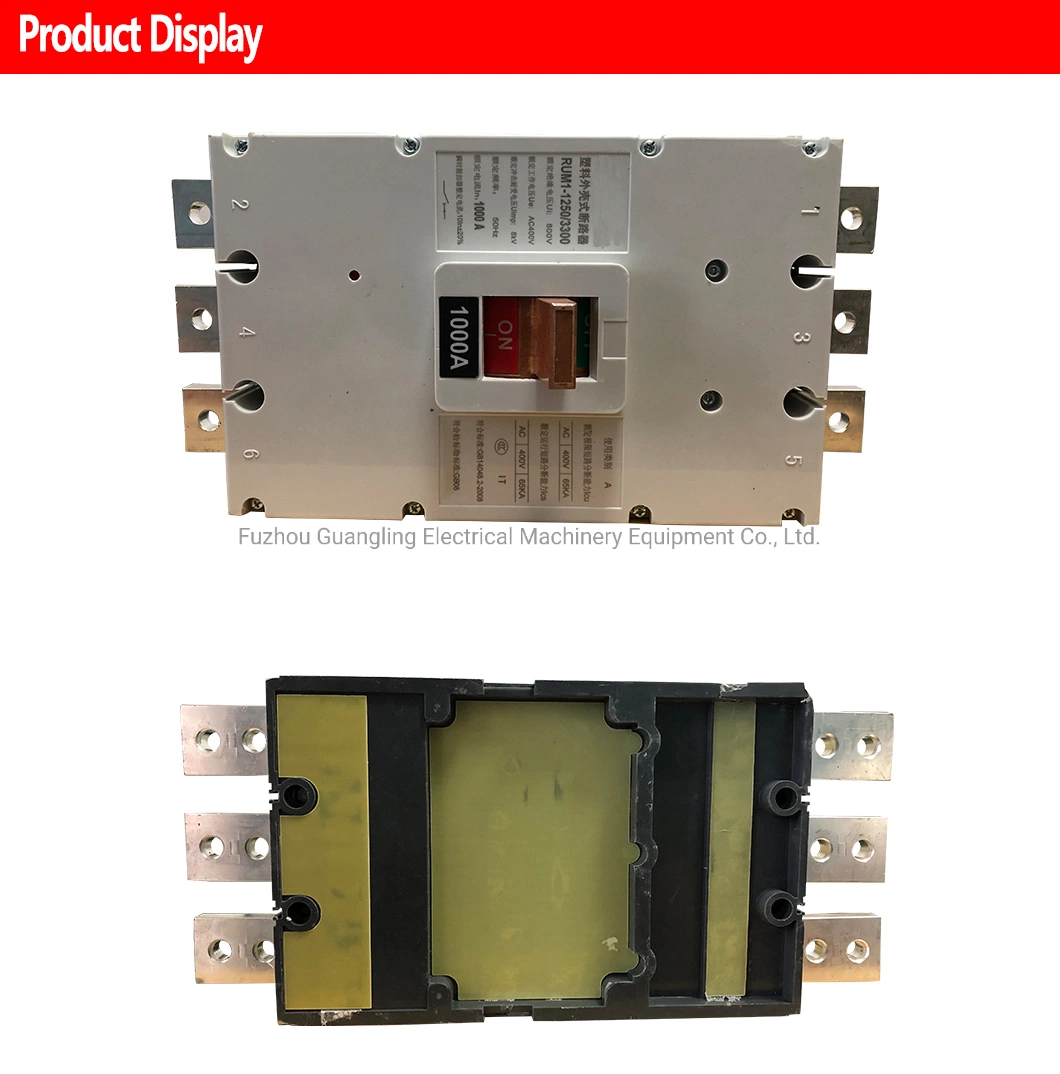 ATS 1000A Triple Phase Electrical Fixed Air Switch Motor Protection Circuit Breaker