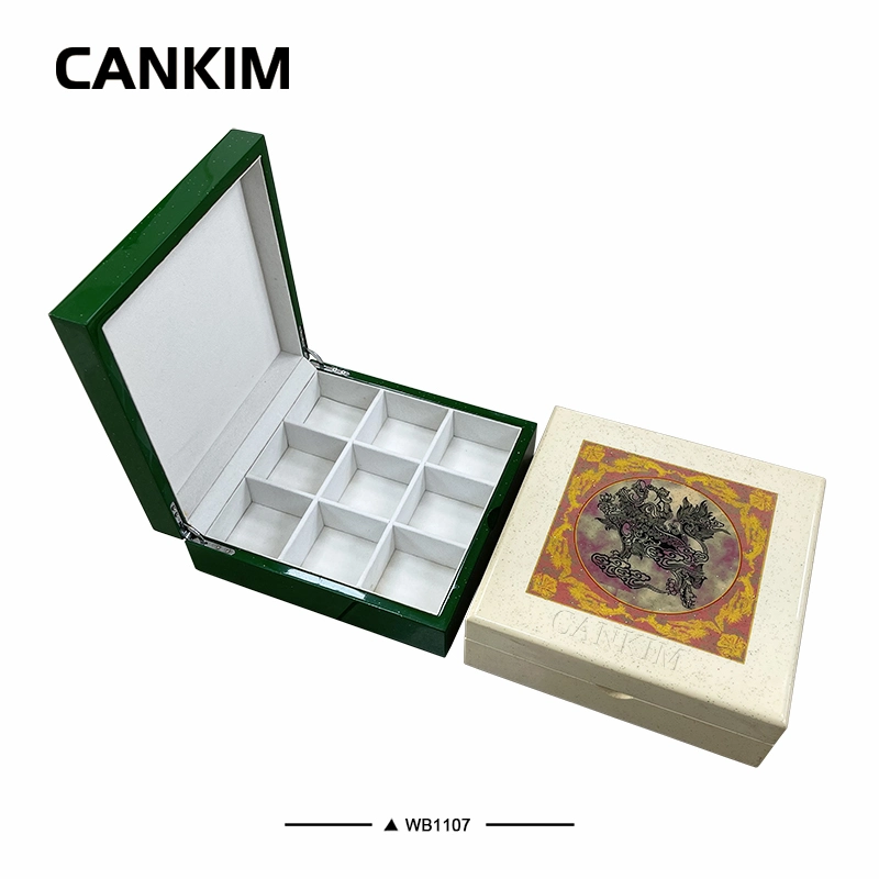 Cankim China Factory Custom Madewooden Tea Box Tea Set Gift Box Tea Box Packaging with Logo